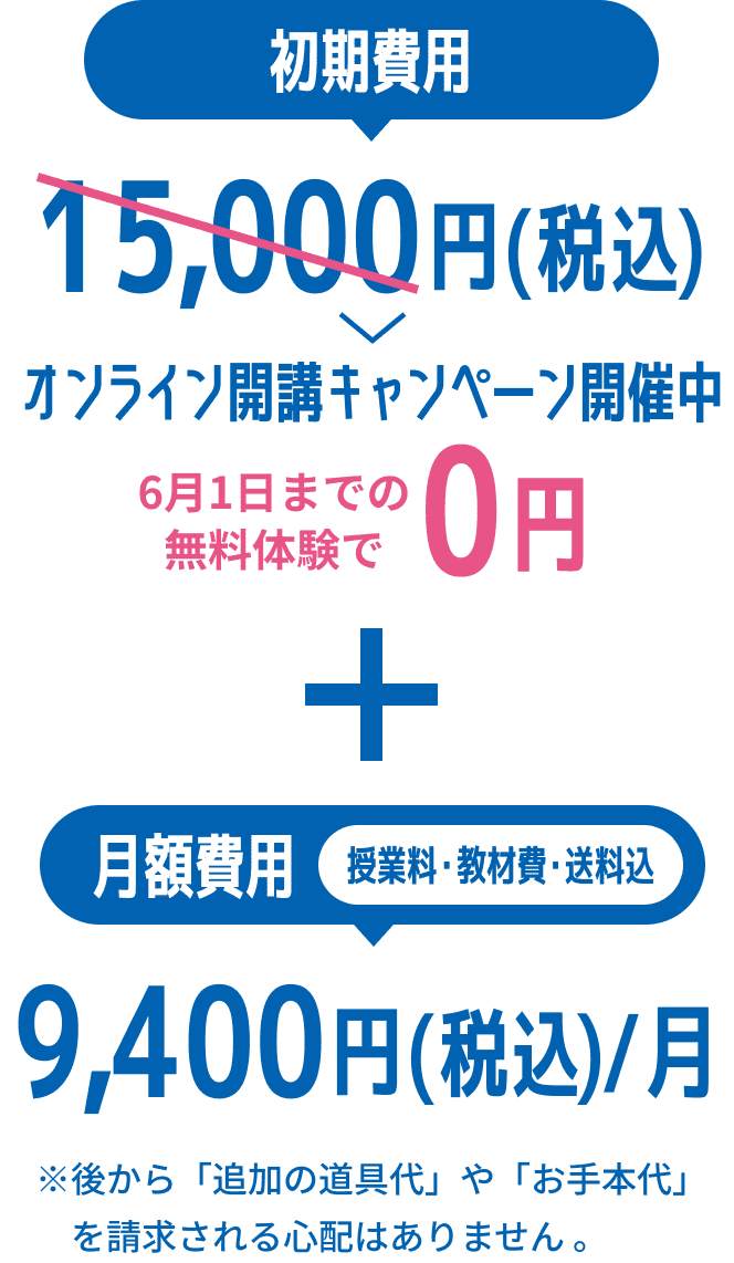 オンライン開講キャンペーン開催中